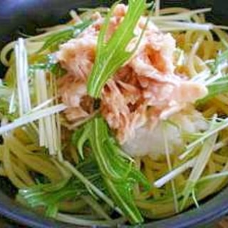 あっさりさっぱり～　大根おろしとツナのパスタ